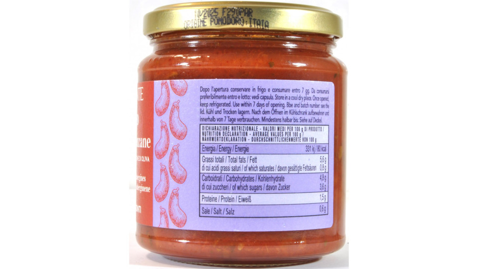 Parente sugo alle melanzane gr.280