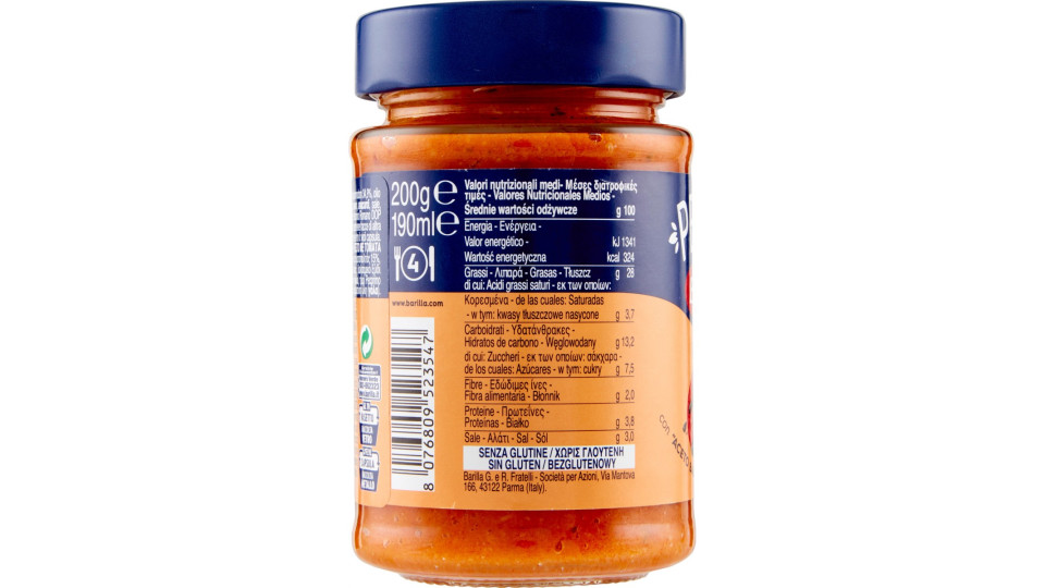 Barilla pesto rosso - gr.200