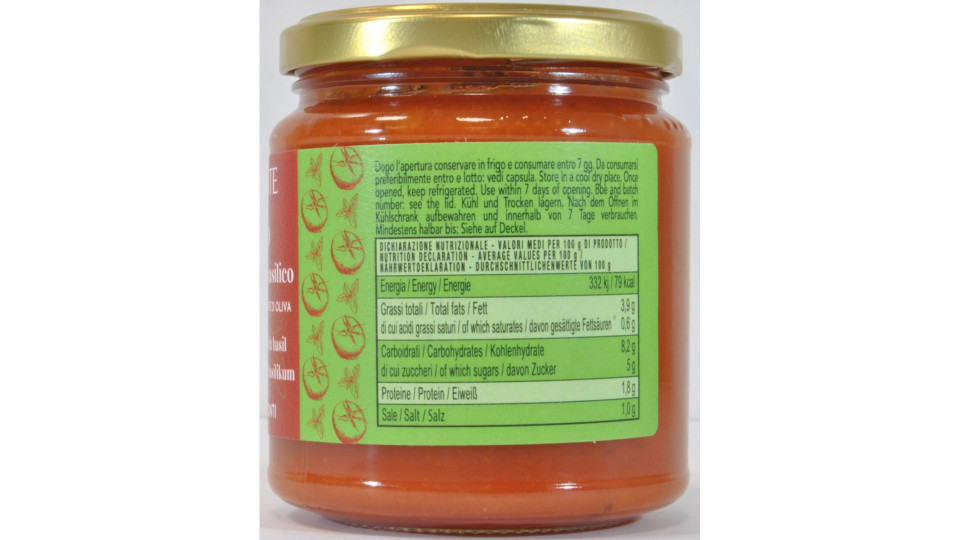 Parente sugo pomodoro e basilico gr.280