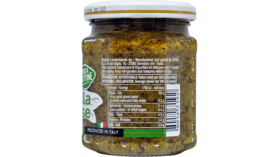 Citres pesto alla genovese gr.200