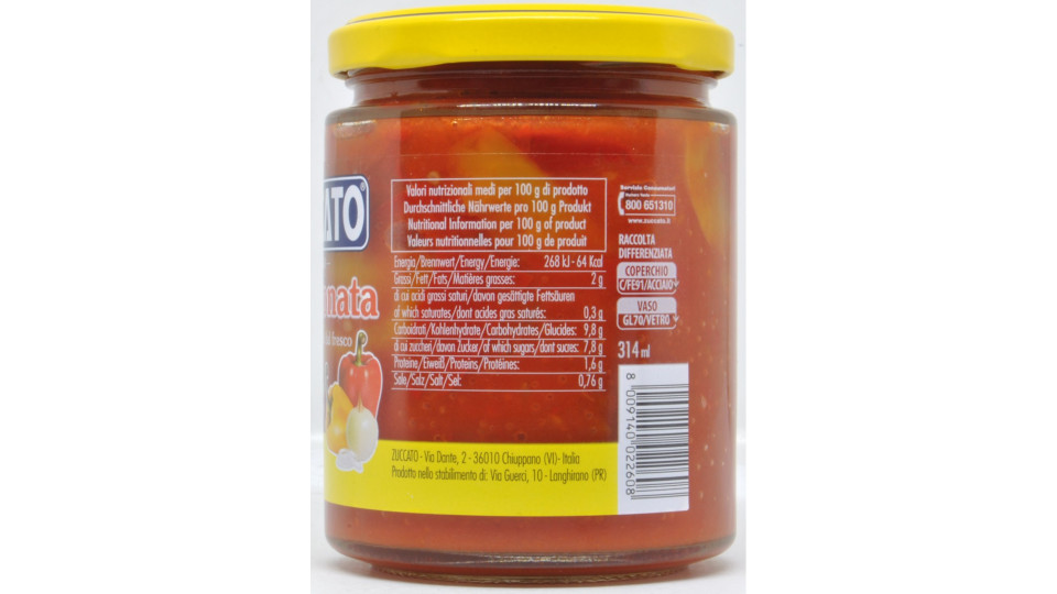 Zuccato Peperonata 290 g