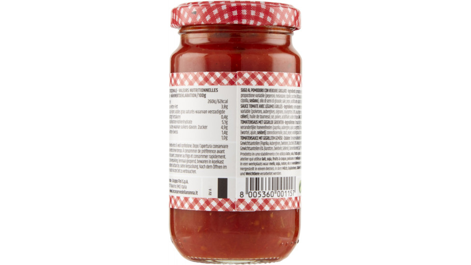Le Conserve della Nonna Ragù di verdure 190 g