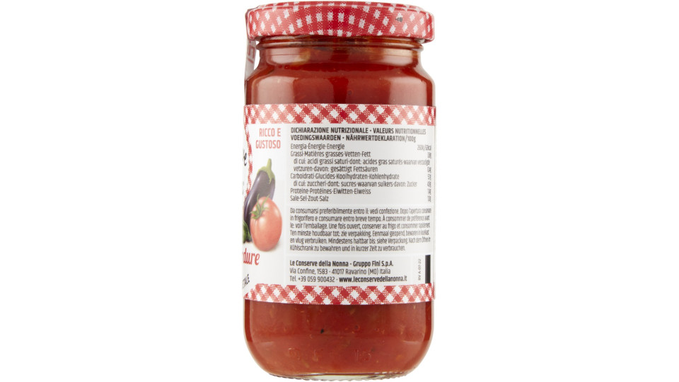 Le Conserve della Nonna Ragù di verdure 190 g