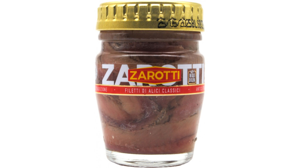 Zarotti Filetti di Alici distese in olio di olva gr.60