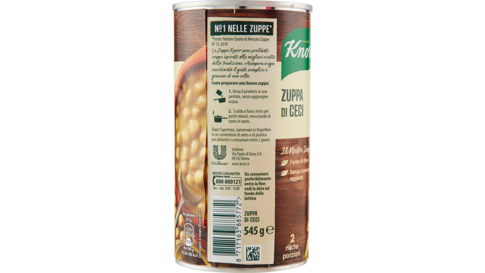 Knorr Zuppa di Ceci 545 g