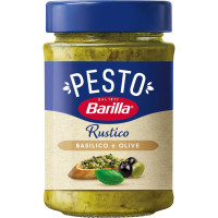 Barilla Sughi Pesto Rustico Basilico e Olive 200g