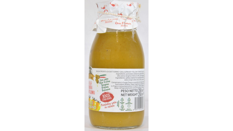 Orto d'autore salsa con pomodoro giallo gr.250