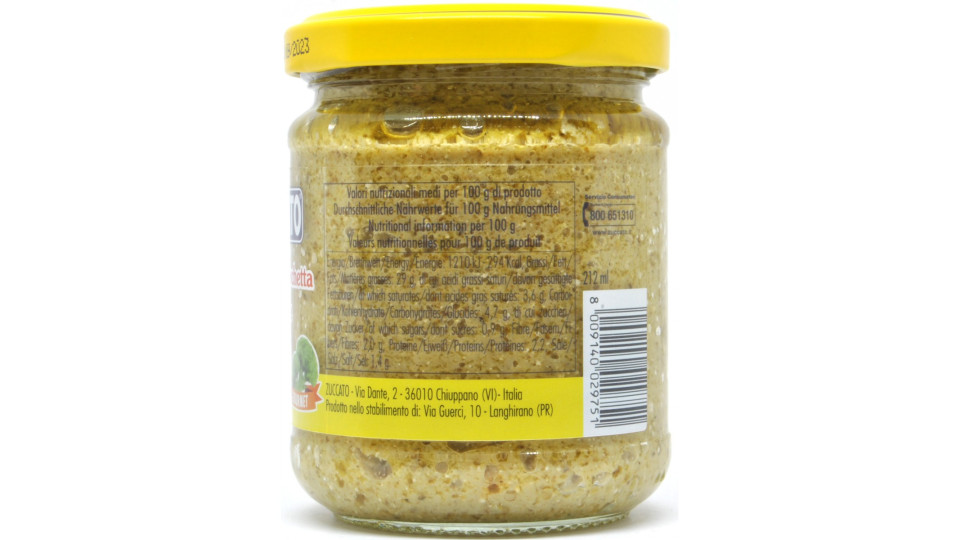 Zuccato pesto con broccoli e acciughe gr.190