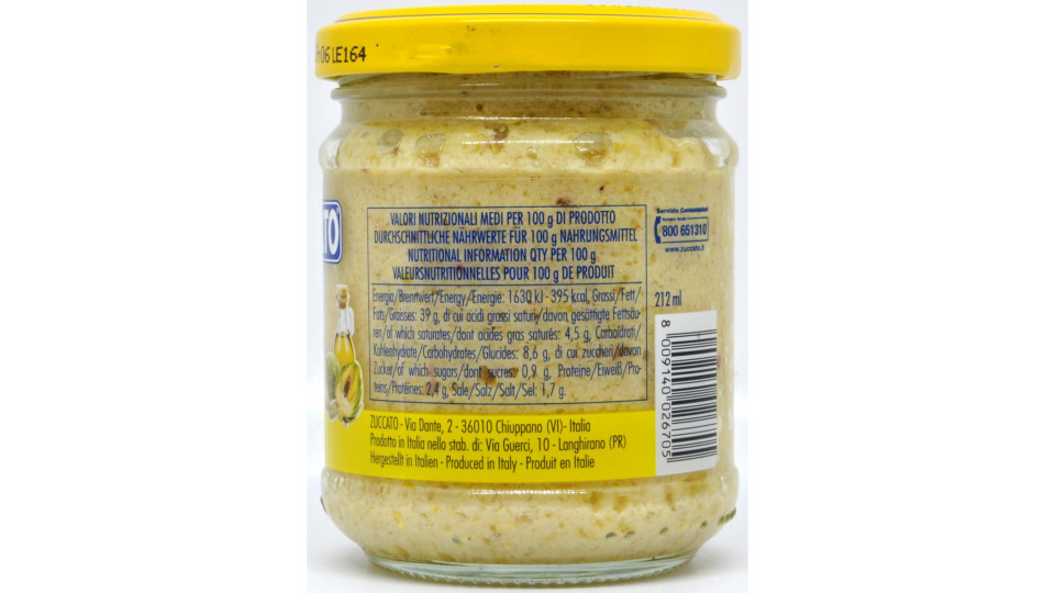 Zuccato pesto con carciofi e pistacchi gr.190