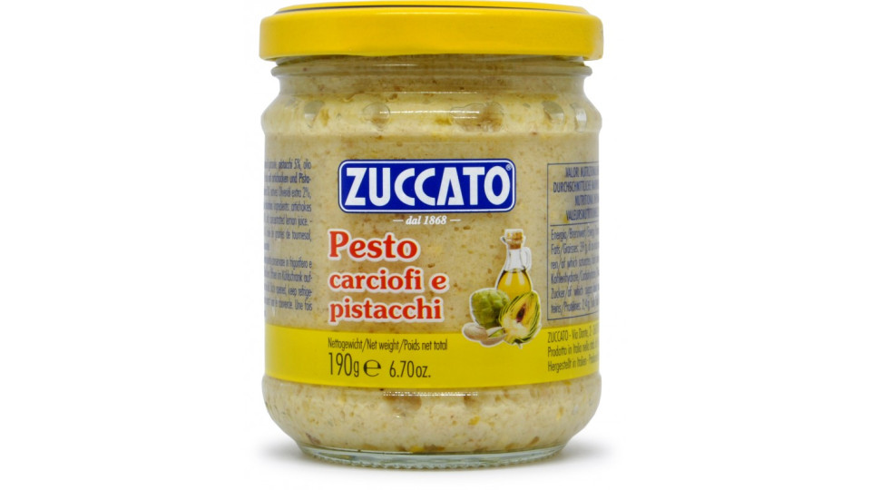 Zuccato pesto con carciofi e pistacchi gr.190