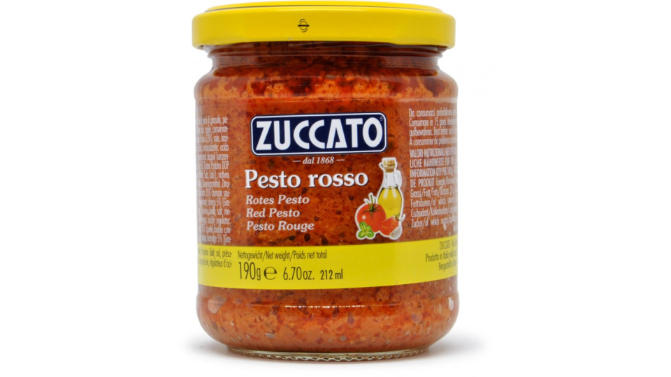 Zuccato pesto rosso gr.190