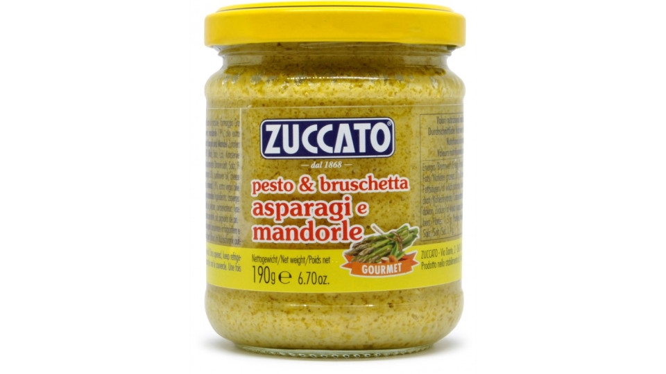 Zuccato pesto con asparagi e mandorle gr.190