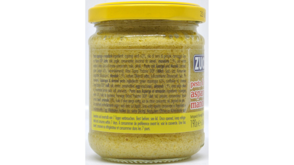 Zuccato pesto con asparagi e mandorle gr.190
