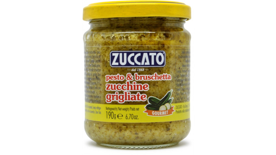 Zuccato pesto con zucchine grigliate gr.190