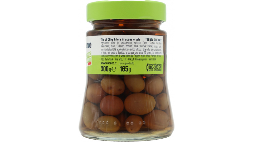 D'amico tris olive acqua sale gr.300