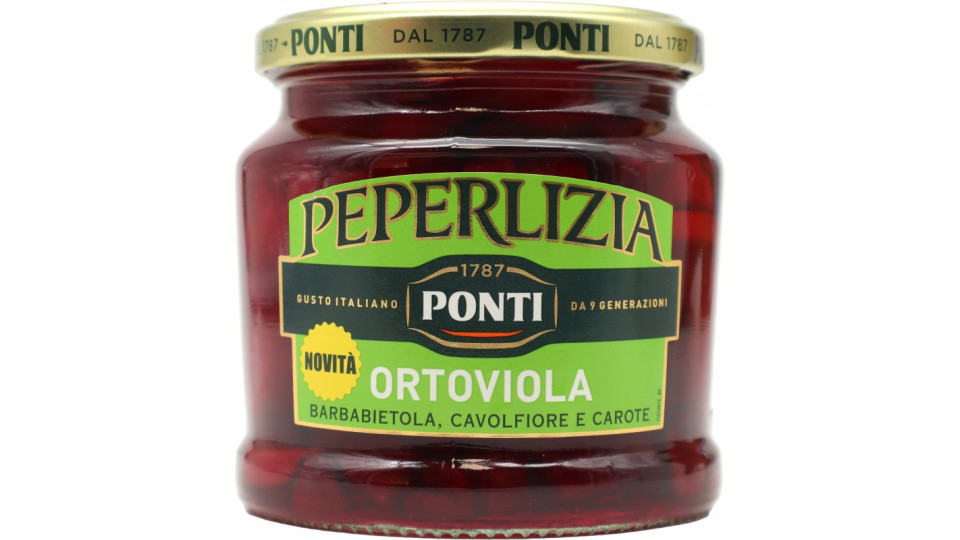 Ponti Peperlizia Ortoviola Barbabietola, Cavolfiore e Carote...
