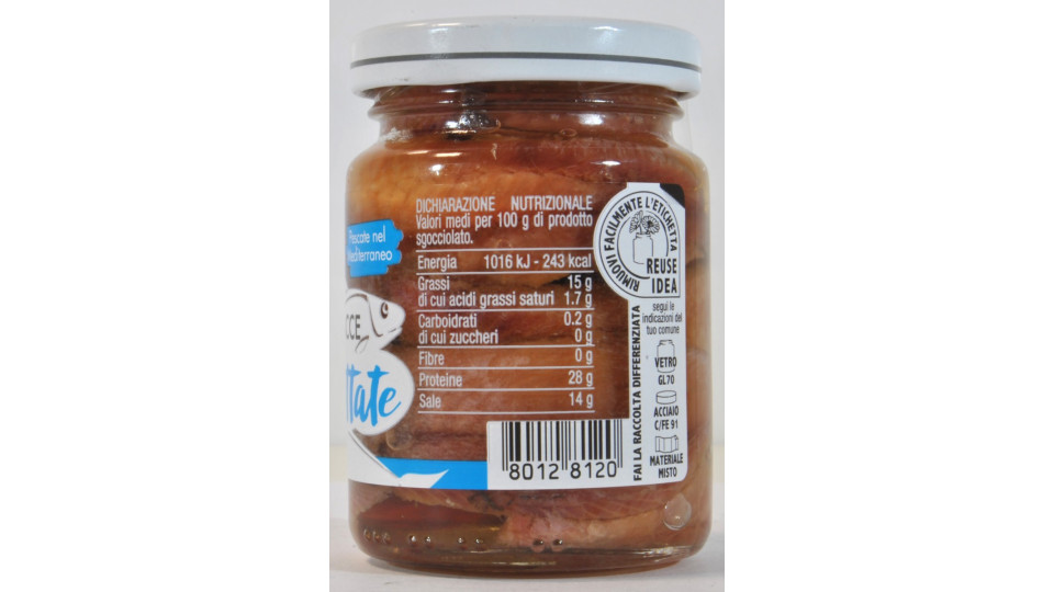 Citres alacce filetti in olio di girasole gr.90