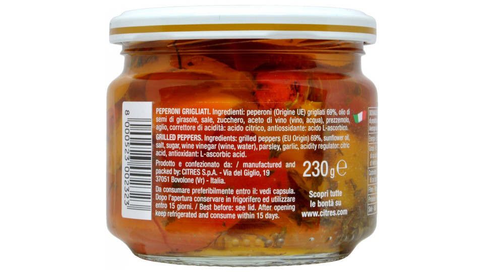 Citres peperoni grigliati gr.230