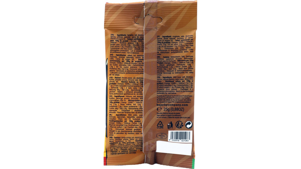 Carpano carne secca cinghiale gr.25
