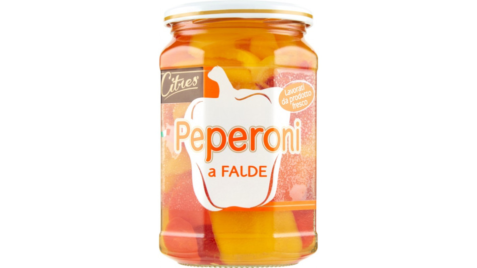 Citres peperoni in falda rossi e gialli in agrodolce gr.540