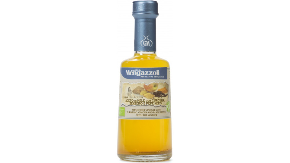 Mengazzoli madre acetdi mele bio curcuma, pepe nero e zenzero...