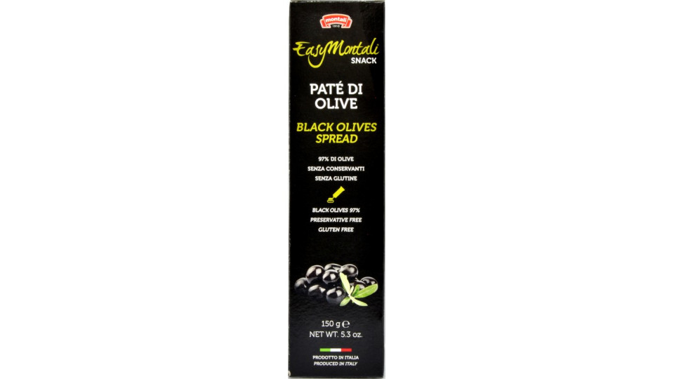 Montali pate alle olive nere gr.150