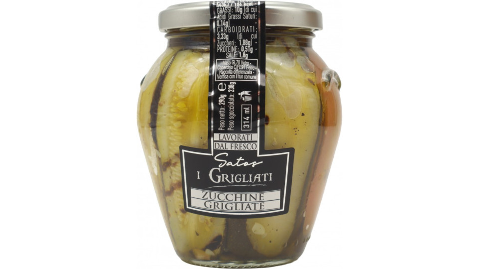 Satos zucchine grigliate ml.314