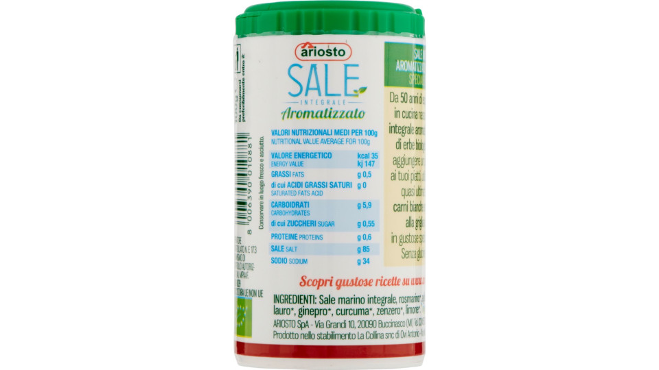Ariosto Sale Integrale Aromatizzato Carni 100 gr.