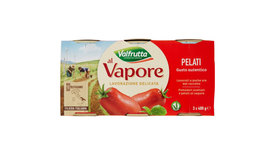 Valfrutta pelati - gr.400 x3