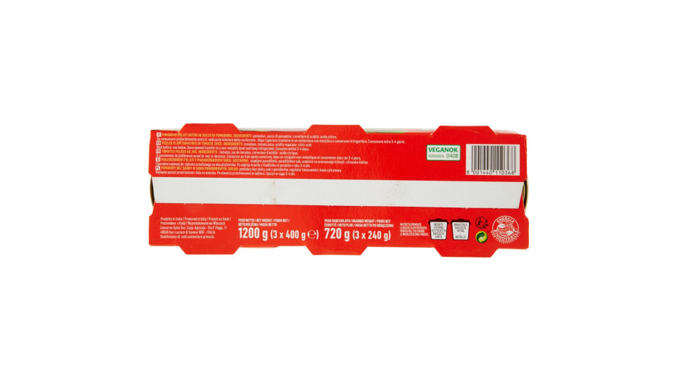 Valfrutta pelati - gr.400 x3