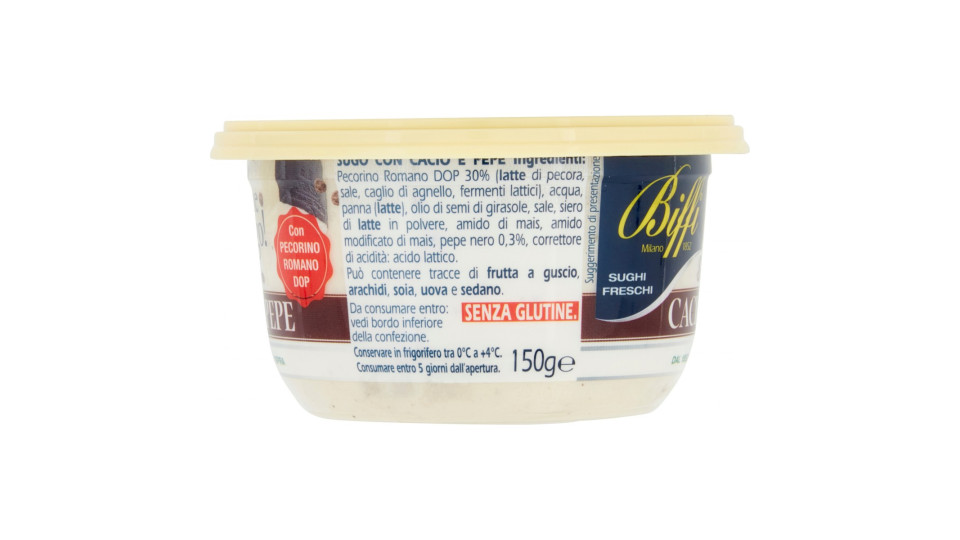 Biffi Che Sugo! Sugo con Cacio e Pepe 150 g