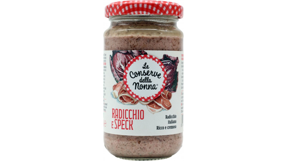 Le Conserve della Nonna Radicchio e Speck 190 g