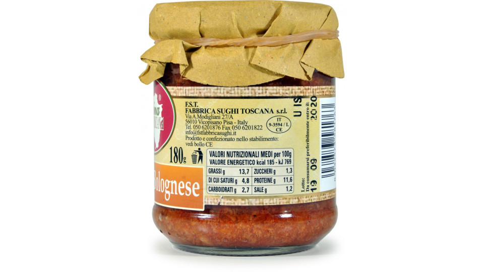 Cucina Toscana ragù alla bolognese gr.180