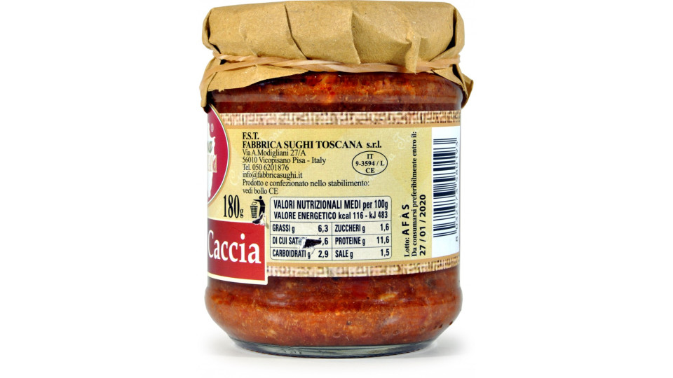 Cucina Toscana ragù di caccia gr.180