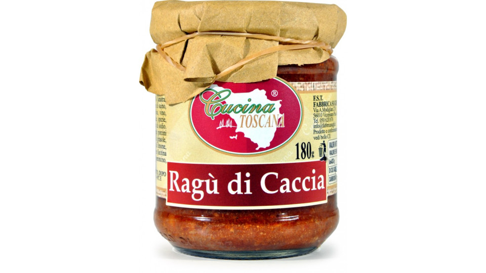 Cucina Toscana ragù di caccia gr.180