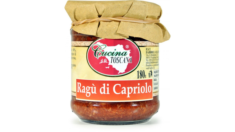 Cucina Toscana ragù di capriolo gr.180