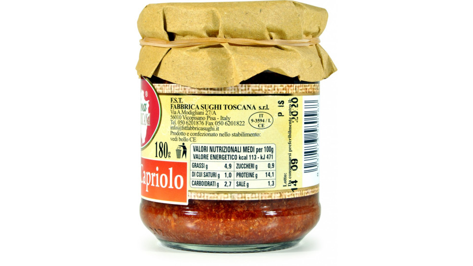 Cucina Toscana ragù di capriolo gr.180