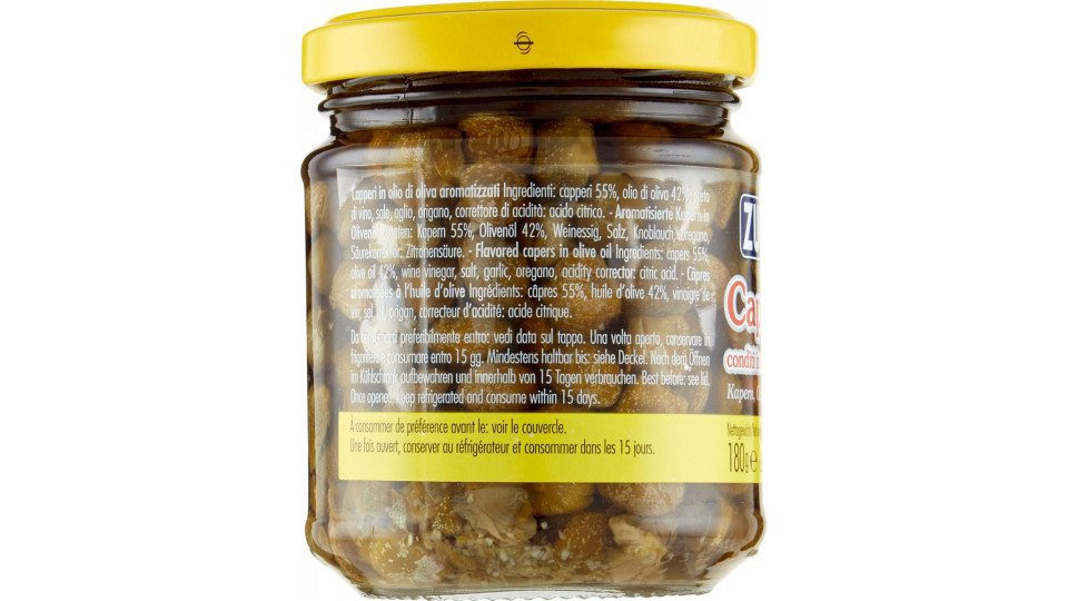 Zuccato Capperi conditi in olio d'oliva 180 g