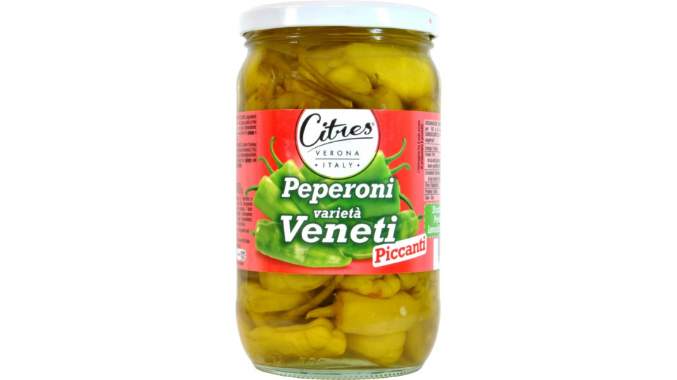 Citres peperoncini veneti piccanti in aceto gr.600