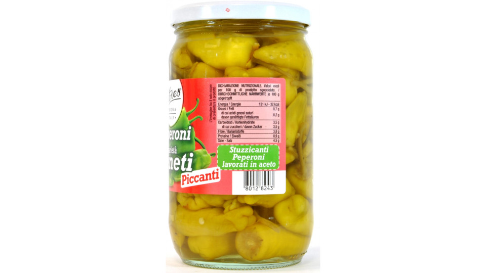 Citres peperoncini veneti piccanti in aceto gr.600