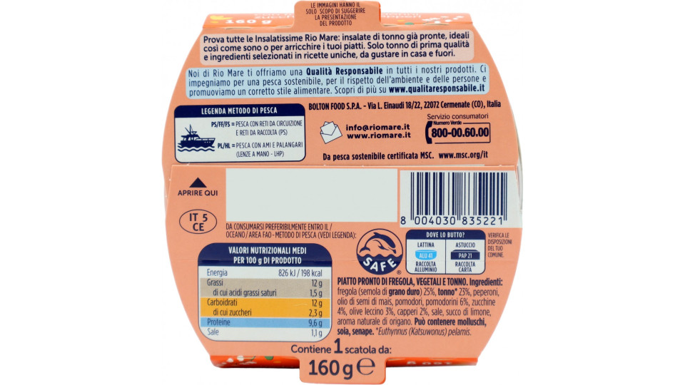 Rio mare Insalatissime Insalata di Tonno Summer con...