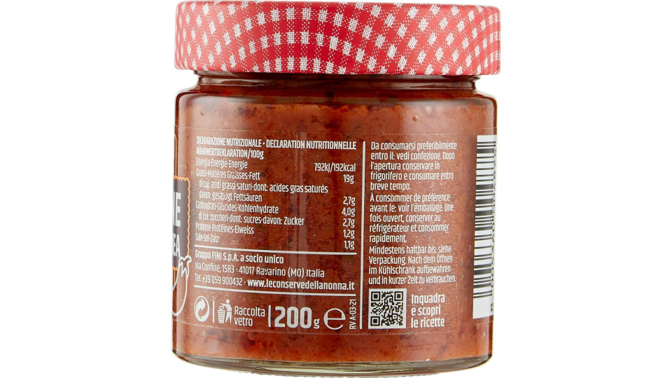 Le Conserve della Nonna Melanzane alla Mediterranea 200 gr.