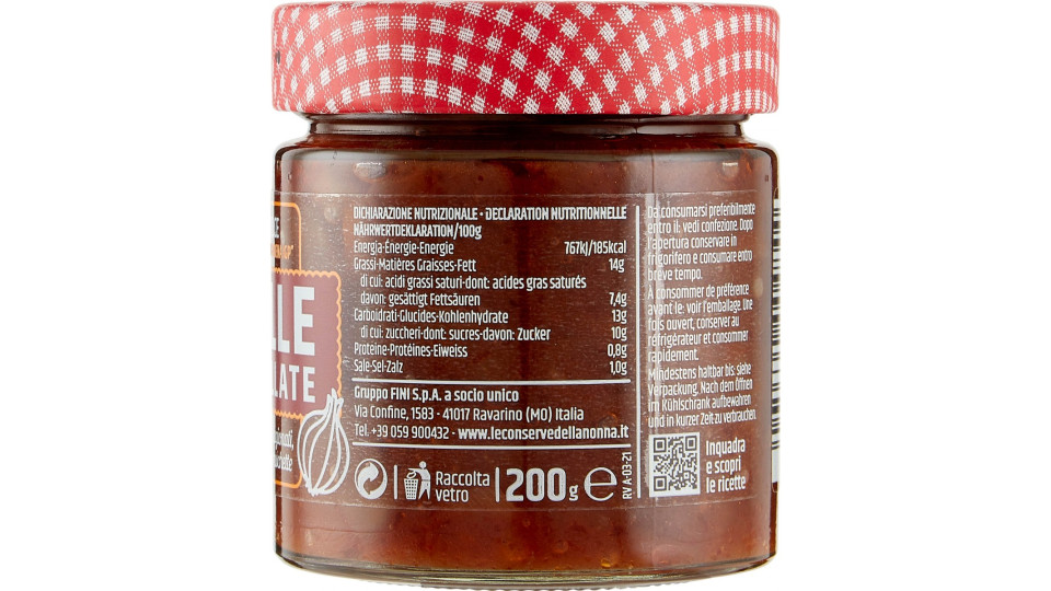 Le Conserve della Nonna Salsa agrodolce con Cipolle...