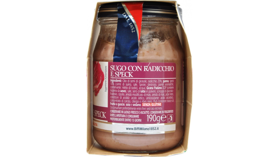 Biffi Sugo con Radicchio e Speck 190 gr.