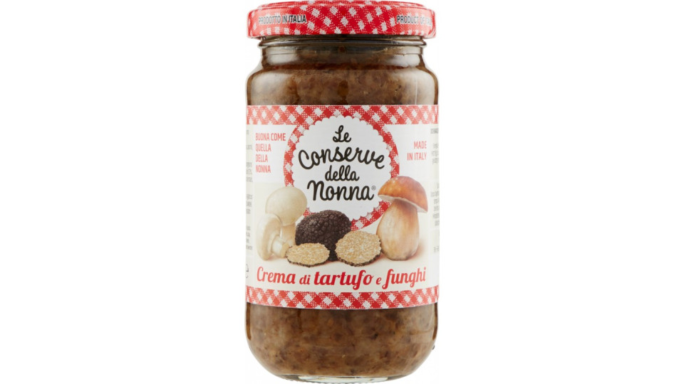 Le conserve della nonna Crema di tartufo e funghi 190 gr.