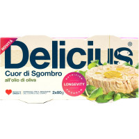 Delicius Cuor di Sgombro all'olio di oliva 2 x 80 g
