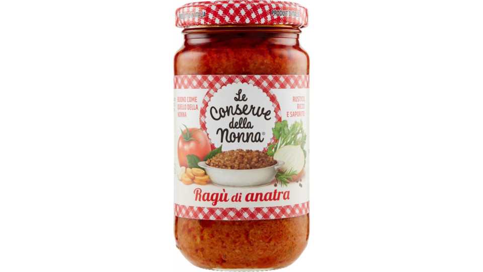 Le conserve della nonna Ragù di anatra 190 g