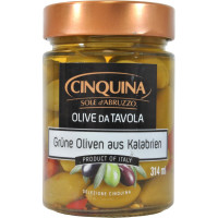 Cinquina olive verdi calabresi gr.180