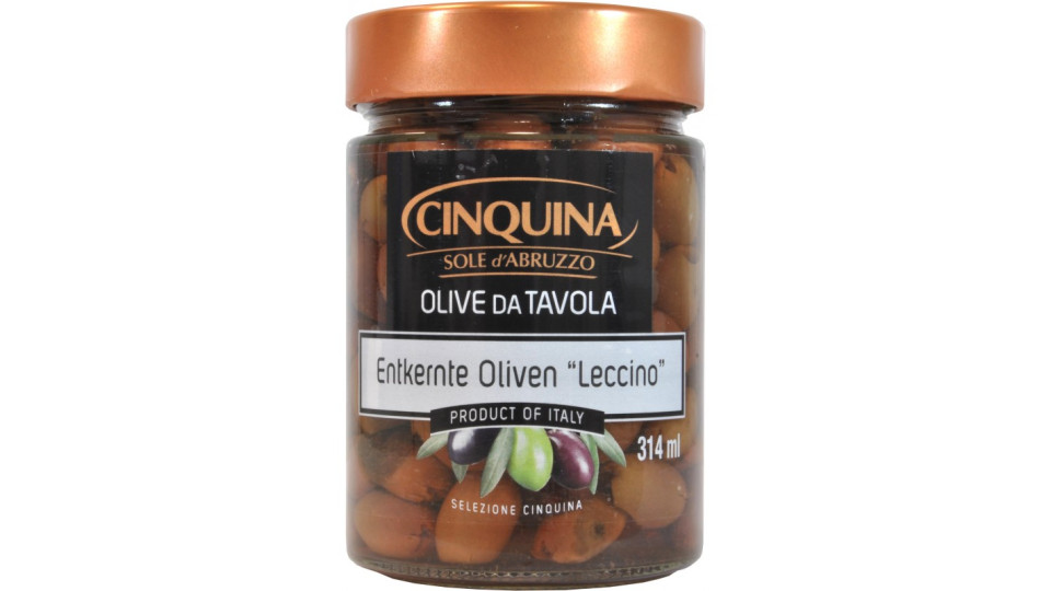Cinquina olive leccino denocciolate gr.180