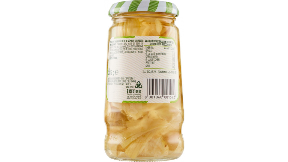 Sacla carciofi tagliati - gr.290